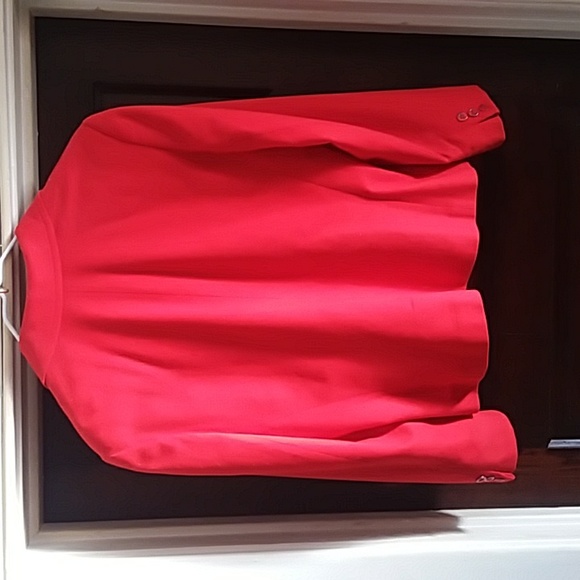 Vintage Pendleton 100% wool crop blazer Red size 14 - Picture 2 of 7